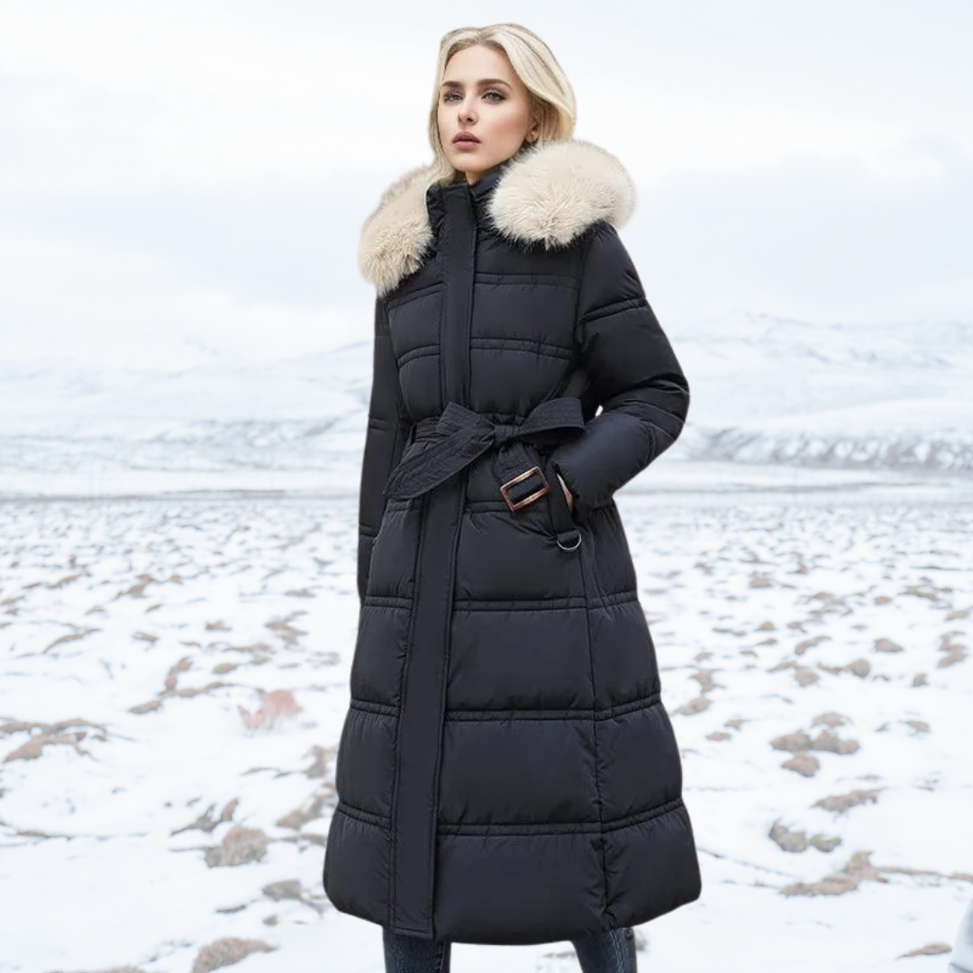 Martina™ | Luxurious Winter Parka With Fur Hood