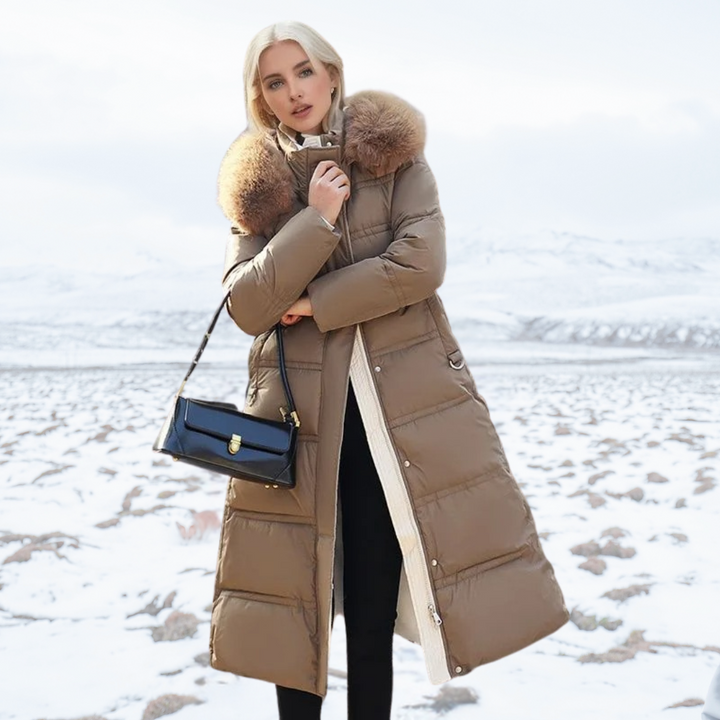 Martina™ | Luxurious Winter Parka With Fur Hood