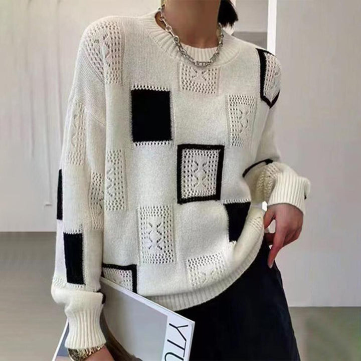 Faye | Patch Sweater