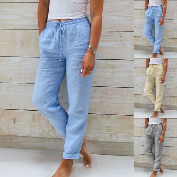 Monika™ Cotton and Linen Summer Trousers