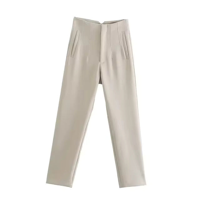 Avery High-Waisted Trousers