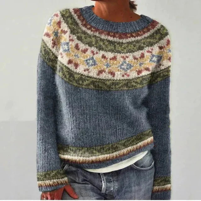 Silvia™ Retro Fall Sweater