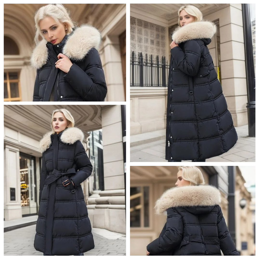 Martina™ | Luxurious Winter Parka With Fur Hood