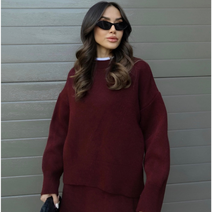 Jas™ Chic Layered Knit Set