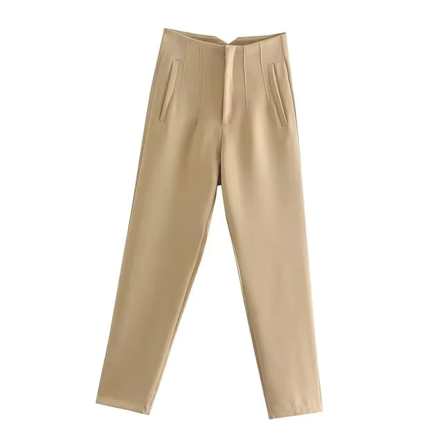 Avery High-Waisted Trousers