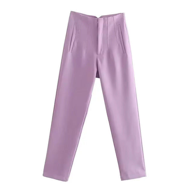 Avery High-Waisted Trousers