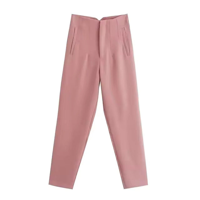 Avery High-Waisted Trousers