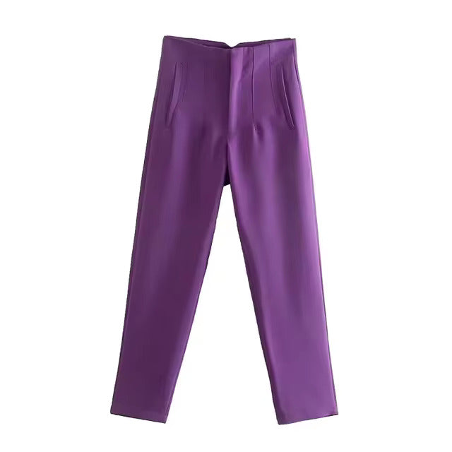 Avery High-Waisted Trousers