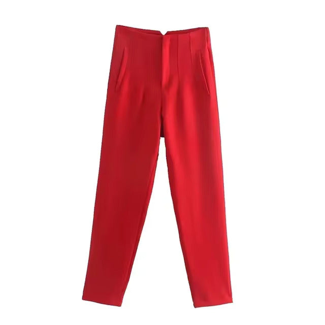 Avery High-Waisted Trousers